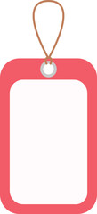 Cartoon label tag design illustration