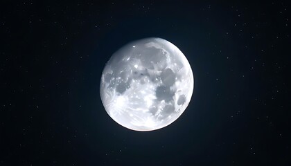 Fototapeta premium Beauty of Moonlight and Universe Exploration