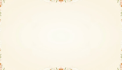 Elegant faded obituary template with floral borders and soft pastel tones for memorial announcements