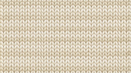 Fototapeta premium Cream-colored Cable Knit Texture A Seamless Pattern for Textile Design