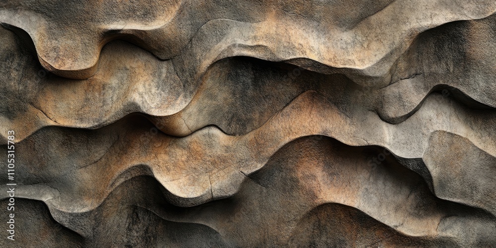 Aufkleber organic patterns on the rock create a unique background, perfect for incorporating text. this organi