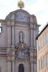 the facade of basilica
