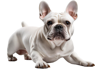 Fototapeta premium French Bulldog isolated on a transparent or white background