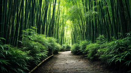 Fototapeta premium footpath in the forest
