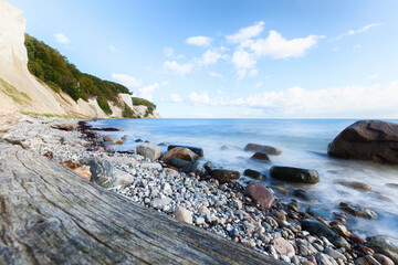 Chalk coast of Rügen, long exposure