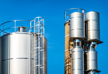 modern industry silo in austria