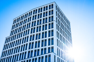typical windows at an office building