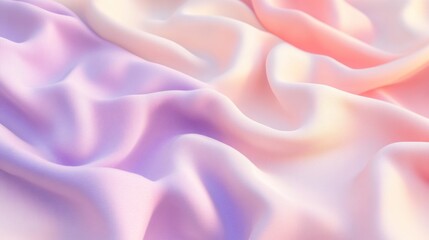 Obraz premium Pastel Draped Fabric Soft Gentle Hues