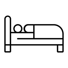 Sleepless Person line icon