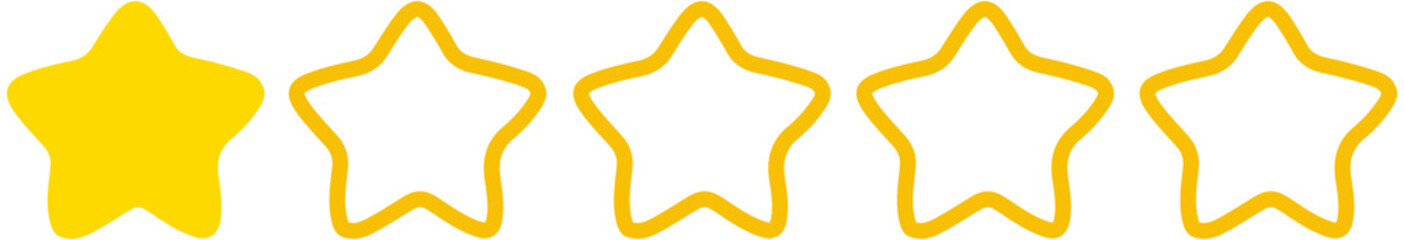 One  Star Rating icon