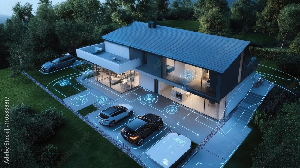 Poster visualization of secure home network communication systems ensuring data privacy