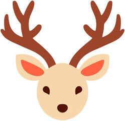 Elk Head Flat icon