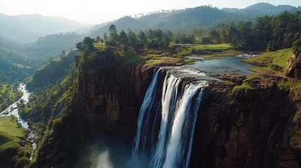 Fototapeta premium beautiful waterfall, bakers fall 