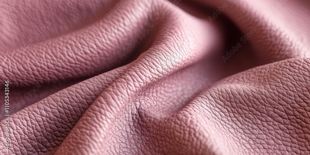 Aufkleber macro shot of dusty pink natural leather, showcasing the unique texture and subtle tones of dusty pi