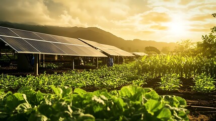 Harmonious blend of renewable energy and agriculture