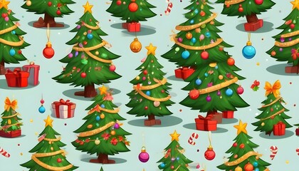 christmas tree with gifts