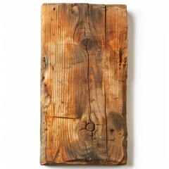 Old Wood plank isolated on white background  Wooden Plank