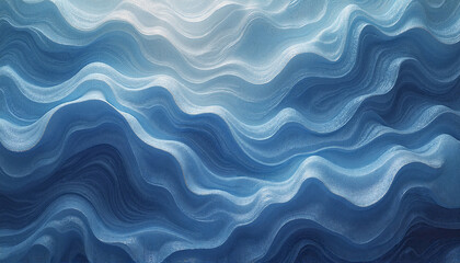 Obraz premium Azure Wave Texture with Shades of Turquoise and Blue, Dynamic and Serene