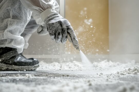 Decontamination: Practical Exercises for Asbestos Risk Prevention in Sample Preparation Room