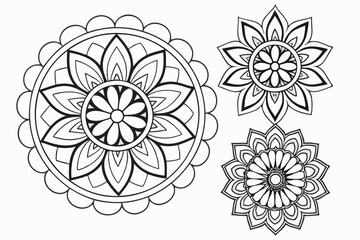 Detailed Mandala Coloring Pages for Relaxation and Creativity