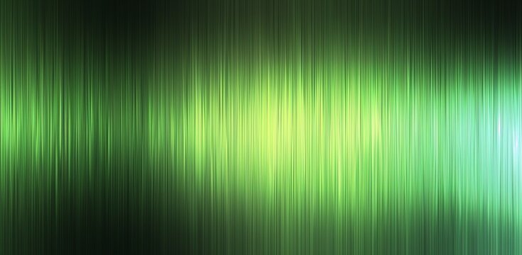 Abstract green background with vertical lines and a gradient, creating an elegant design for presentation or packaging.