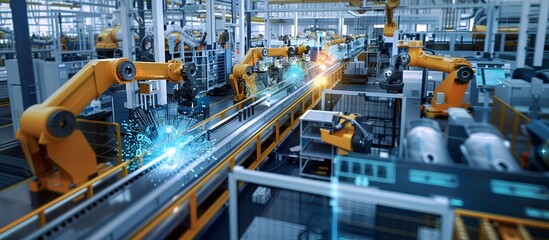 Industrial Robot Arm with Holographic Interface