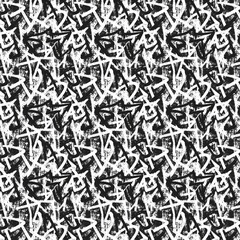 Urban seamless pattern. Vector graffiti tags, for t-shirt design, textile, banner.
