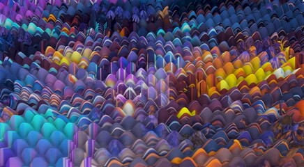 Obraz premium 3d illustration background abstract colorful glass very beautiful concept idea
