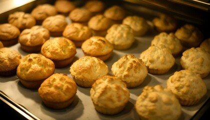 Freshly Baked Pastry Close-up