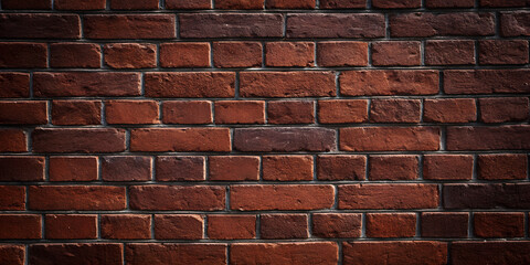 Obraz premium dark red and black old grunge bricks wall texture background