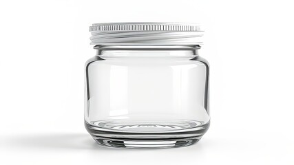 Empty jar mockup, showcasing your product.