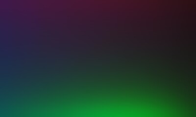 Abstract blurred background image of green, blue, purple colors gradient used as an illustration. Designing posters or advertisements.