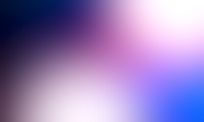 Abstract blurred background image of blue, purple, pink colors gradient used as an illustration. Designing posters or advertisements.