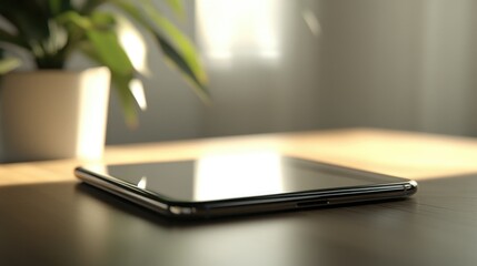 Modern Office Equipment on Glass Table