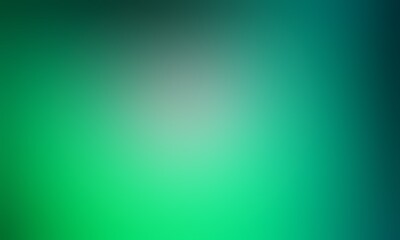 Abstract blurred background image of green colors gradient used as an illustration. Designing posters or advertisements.