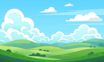 Fototapeta premium landscape with sky