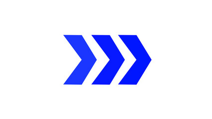 Right arrow for road direction. Glowing red neon light traffic directional arrows sign.