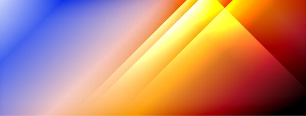 Dynamic shadow lines with gradient colors geometric background