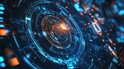 Obraz premium Innovation and technology background