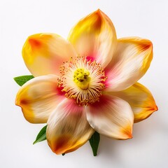 Fototapeta premium 1 Saraphi flower, white background