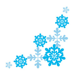 Christmas Snowflakes Corner