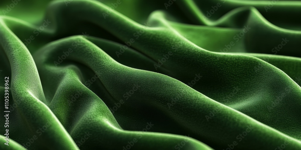 Poster soft and smooth green velvet fabric texture serves as an elegant background. this green fabric backg