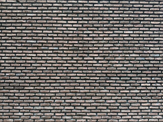 pattern of brown brick wall