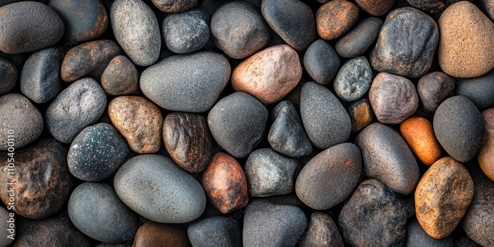 Fototapete textured background composed of small pebbles, creating a natural and calming aesthetic. this backgr