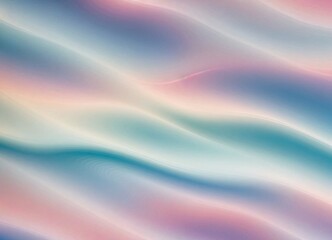 Fototapeta premium Soft pastel gradient with flowing wavy lines.