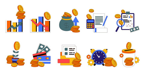 Hand Drawn Accounting Finance Illustration 