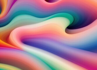 Obraz premium Radiant swirl of vibrant colors in abstract gradient.