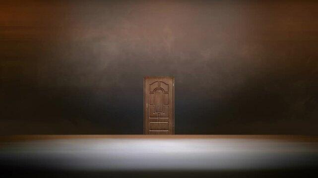 Studio room, Floor and wall background, Brown gradient grungy background for display or montage of product, Spotlight backdrop for business shoot.