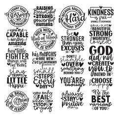 Fototapeta premium 20 Inspirational SVG Design Bundle