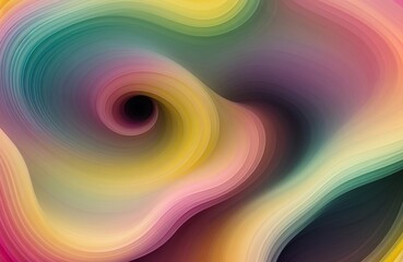 Obraz premium Abstract pastel swirl gradient with soft hues.